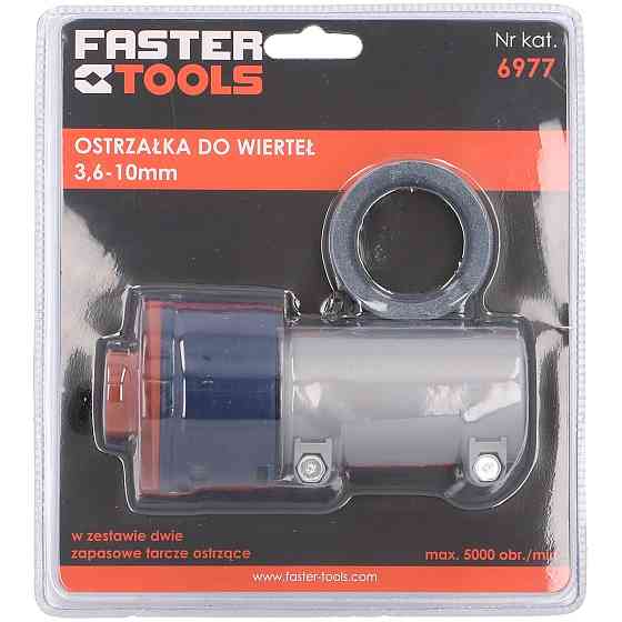 Насадка на дрель для заточки сверл, D 3,5-10 мм Faster Tools 6977 Коломия