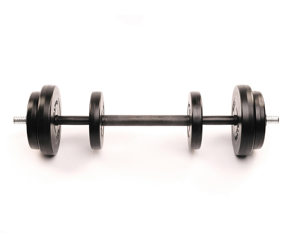 Гантелі Elitum 2х21кг + подовжувач грифа для штанги Київ - фото 3