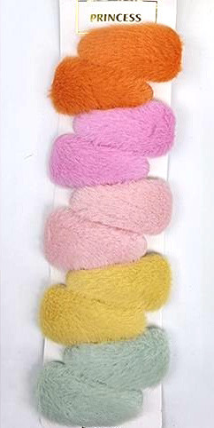 Заколки для волос меховые 10 шт Киев - изображение 1