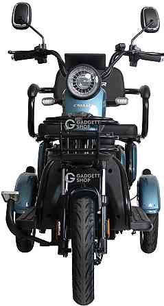 Електроскутер триколісний Crosser TR1 PRO (1200ВТ 72В 24Ah) - Синий. Харьков
