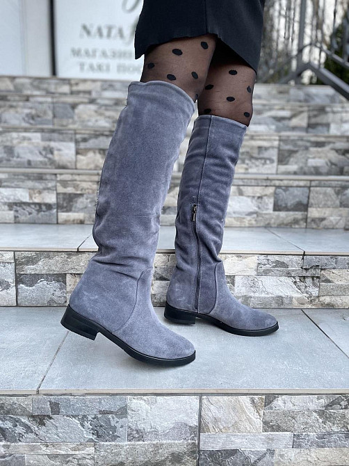 Nivelle Чоботи жіночі NIVELLE сірі замша натуральна зимові 37р. (3889) Коломыя - изображение 7