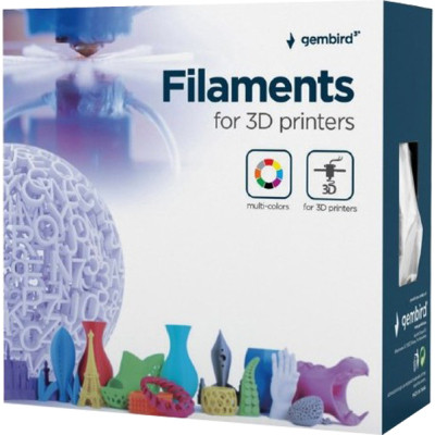 Пластик для 3D-принтера Gembird PLA-PLUS, 1.75 мм, silver, 1кг (3DP-PLA+1.75-02-S) Винница - изображение 3