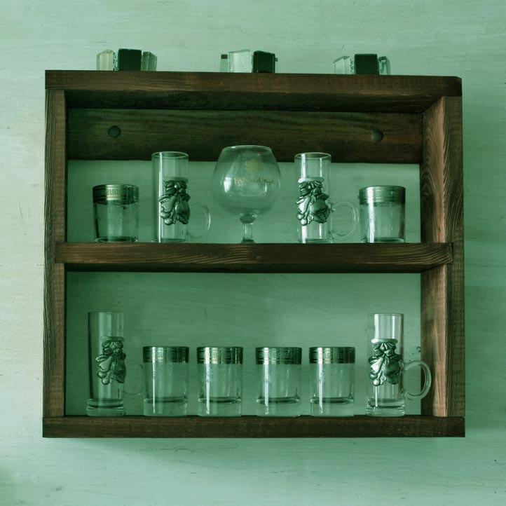 Полиця настінна "Дельтигре" сепія Миколаїв - фото 1