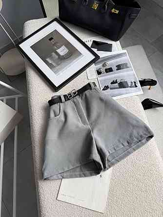 Женские базовые повседневные шорты турецкий кашемир Серый, 44 Одесса