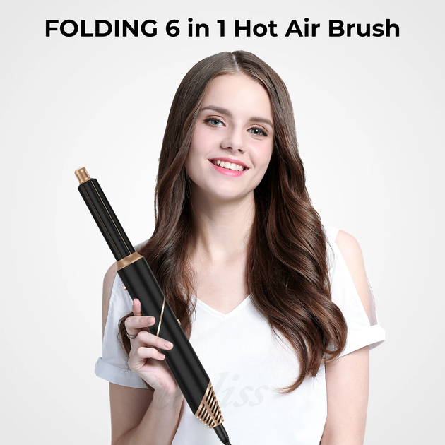 Б/В Стайлер для волосся 5-в-1 Air Hair Styler, аеродинамічний фен-стайлер, іонізація, дифузор, концентратор, для сушіння та уклада Київ - фото 6