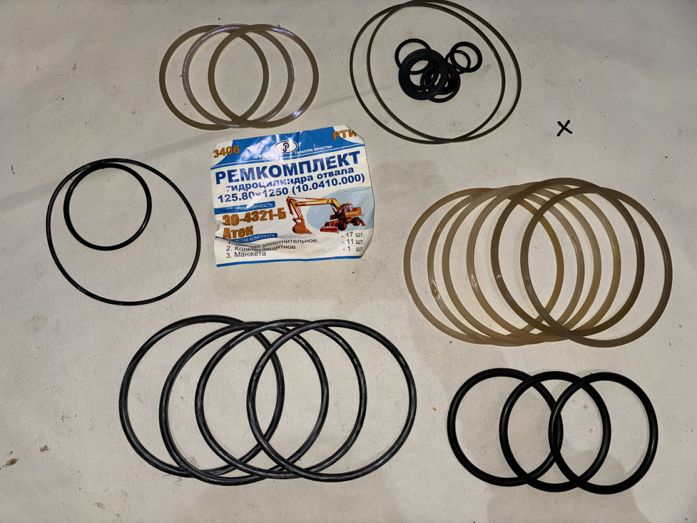 Ремкомплект гидроцилиндра отвала 125.80х1250 (10.0410.000) ЭО-4321-Б. Руслан. Харьков - изображение 1