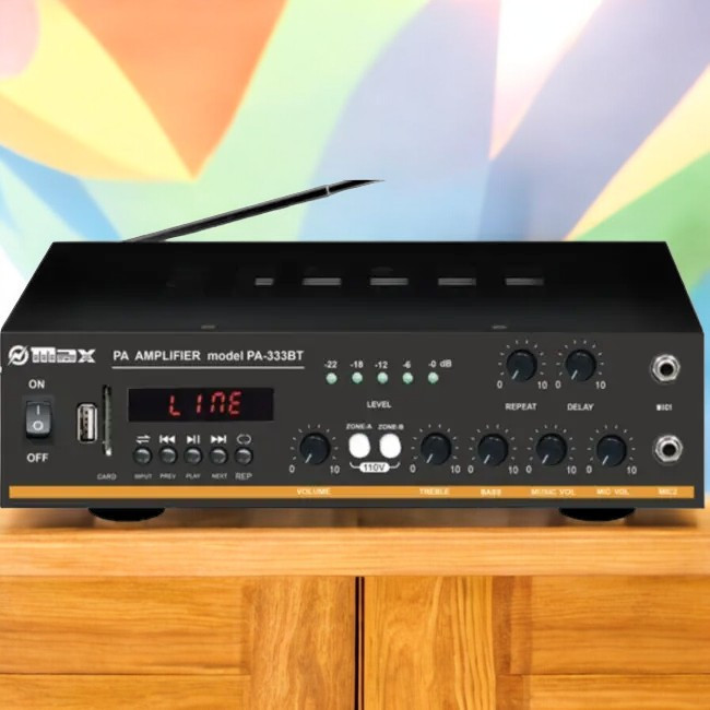 Підсилювач звуку AMP 333BT Bluetooth, потужний компактний аудіо підсилювач для колонок, стерео та Hi-Fi систем Одеса - фото 1