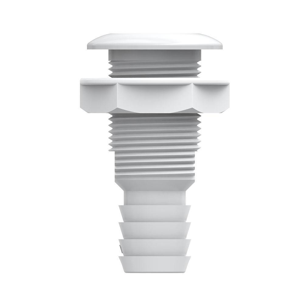 Зливний штуцер SEAFLO 1-1/4" (32 мм) крізь корпус — Білий, PP+GF (SFTH1-1250-01) Київ - фото 3