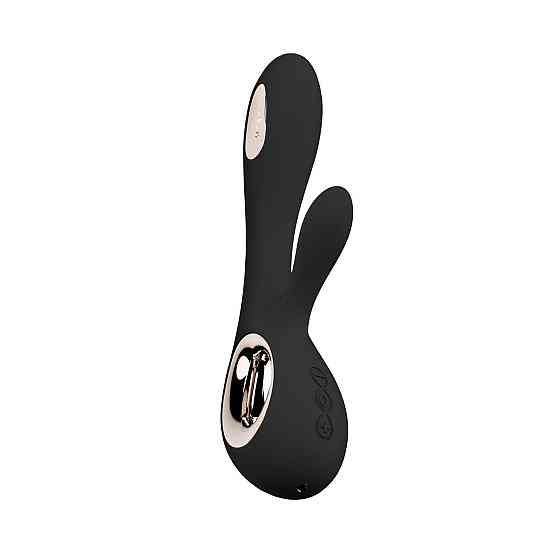 Вибратор-кролик LELO Soraya Wave Black, манящие движения ствола Sex Aura Киев