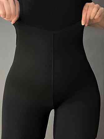 Лосини жіночі Ластівка 730 високий пояс з утяжкою пуш ап чорні, чорний, XL Київ