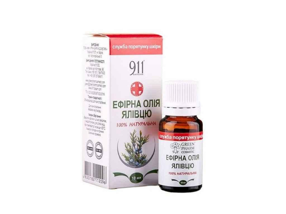Ефірна олія Ялівцю 10мл ТМ Green Pharm   Solmir Київ - фото 1