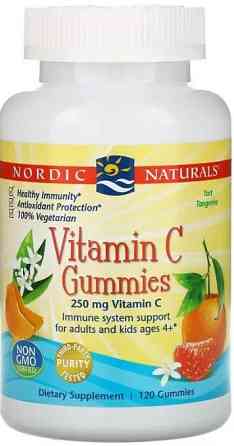 Вітамін С жувальний Nordic Naturals Vitamin C Gummies 120 шт мандарин Київ