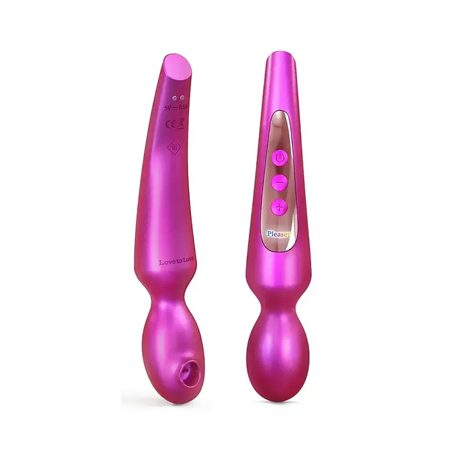 Стимулятор для клитора Love To Love Pleaser Iridescent Berry, эффект постукивания, 5 режимов Львов - изображение 2