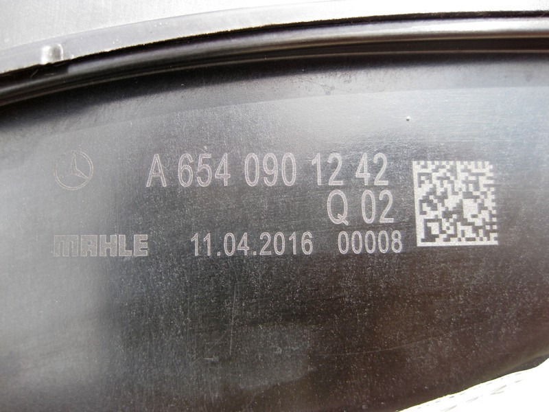 Mercedes-Benz  A6540901242 Трубопровід повітря до турбіни двигуна OM654 R4 2.0 Diesel C-Class W205 E-Class W213 Одеса - фото 4