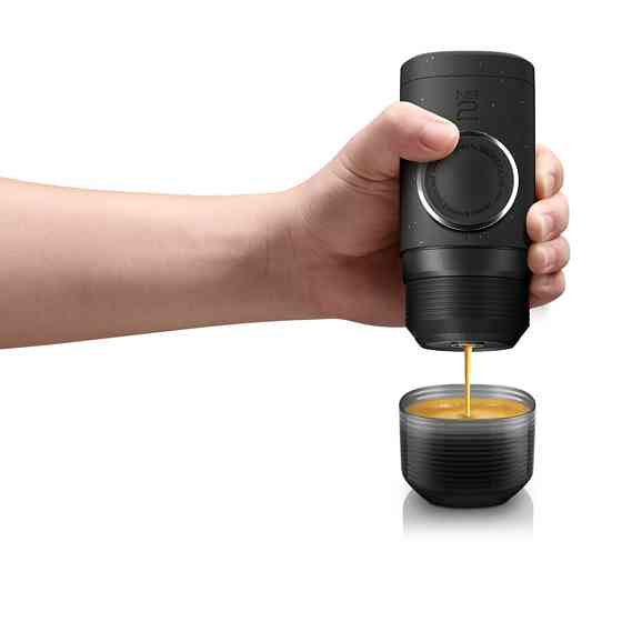 Кавоварка еспресо механічна Wacaco Minipresso NS2 для капсул Чорний Київ