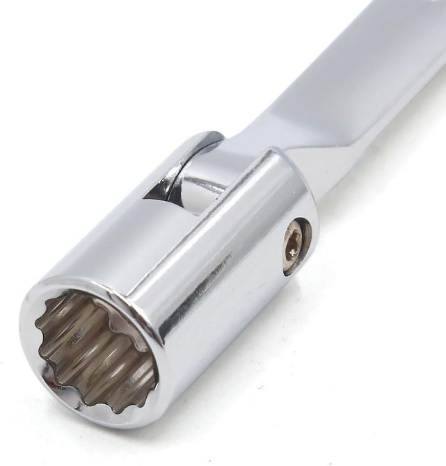 Ключ рожково-торцевий шарнірний 15мм на пластиковому тримачі Одеса - фото 2