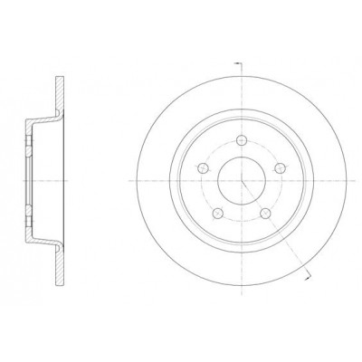 Гальмівний диск REMSA 61459.00 Вінниця - фото 1