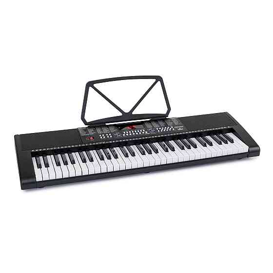 Etude 255 LCD Learning Keyboard 61 Keys LED Display Клавіші з підсвіткою 255 Rhythms Black (Німеччина, читати Рівне