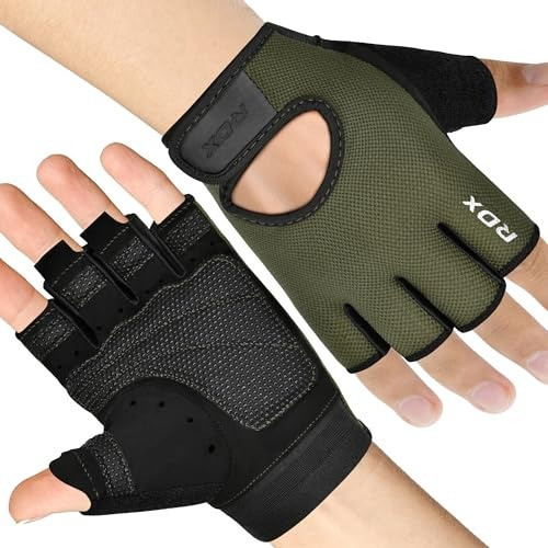 Перчатки для фітнесу RDX T1 Army Green L Кам'янське - фото 2