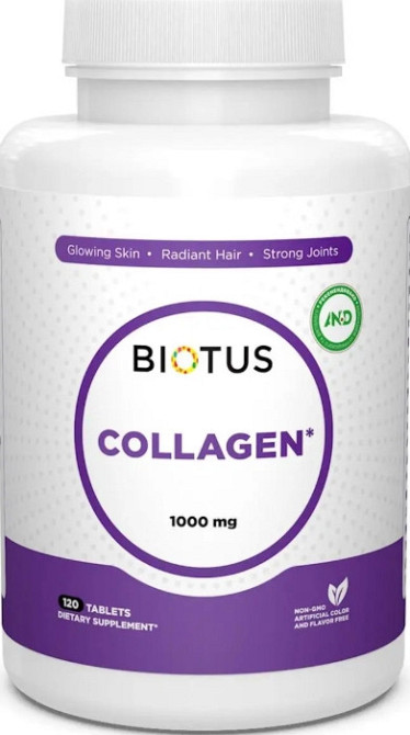 Коллаген с витамином C Biotus Collagen 120 таблеток Киев - изображение 3
