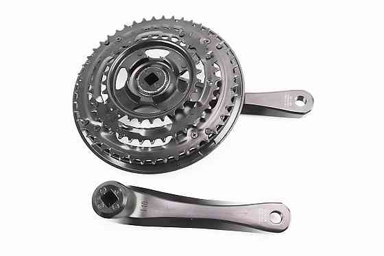 Шатуни "квадрат" 170мм, 48.38.28T MTB, алюмінієві, чорні FC-TY501 Київ