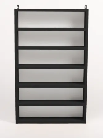 Полка для гель лаков на 6 полок. Черная Киев