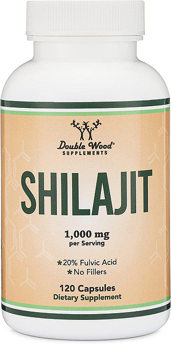 Мумие Double Wood Supplements Shilajit Resin 1000 mg 120 capsules Луцк - изображение 4