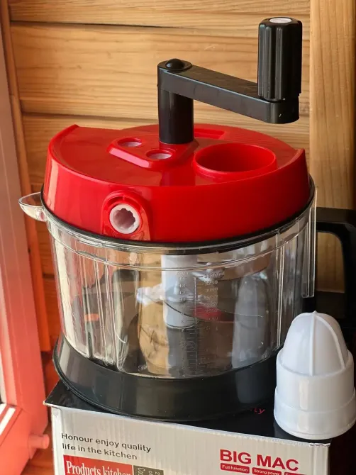 Овощерезка кухонный измельчитель BIG MAC Hand cranked vegetable slicer AND LY-974 Коломия - фото 4