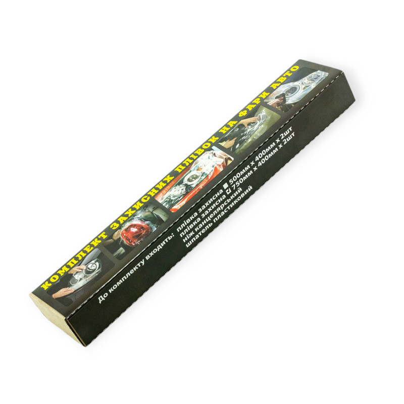 Плівка захисна від сколів "на фари" 750х400мм (2шт) прозора Мукачево - фото 1