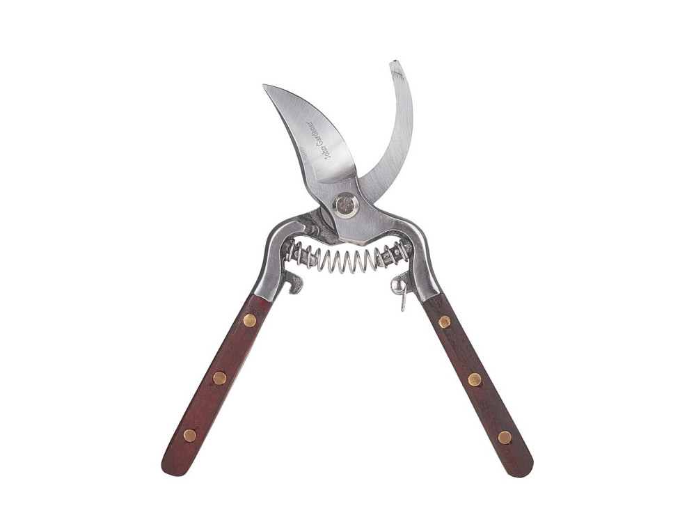 Секатор садовий "John Gardener" profi, для гілок до 25мм, металеві ручки з дерев'яними накладками Київ - фото 4