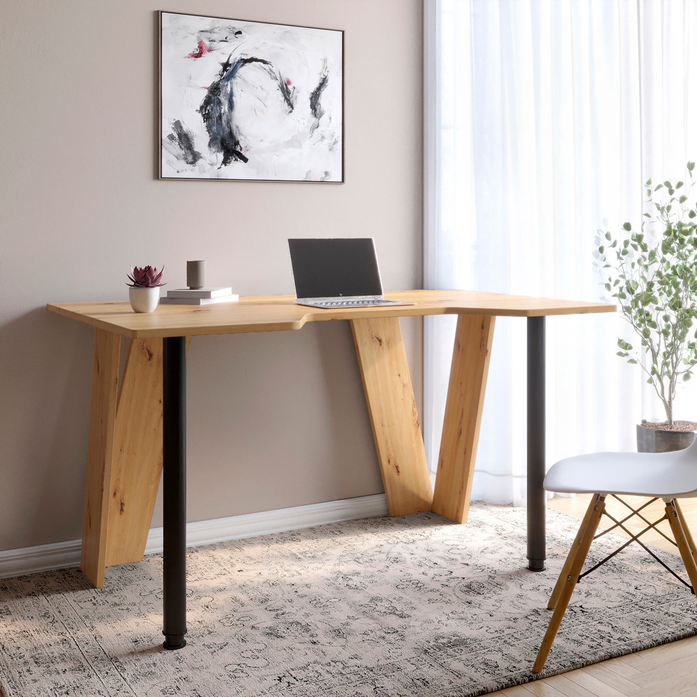 Комп'ютерний стіл LION Квест Дуб Артизан (LION-041004) Львів - фото 1