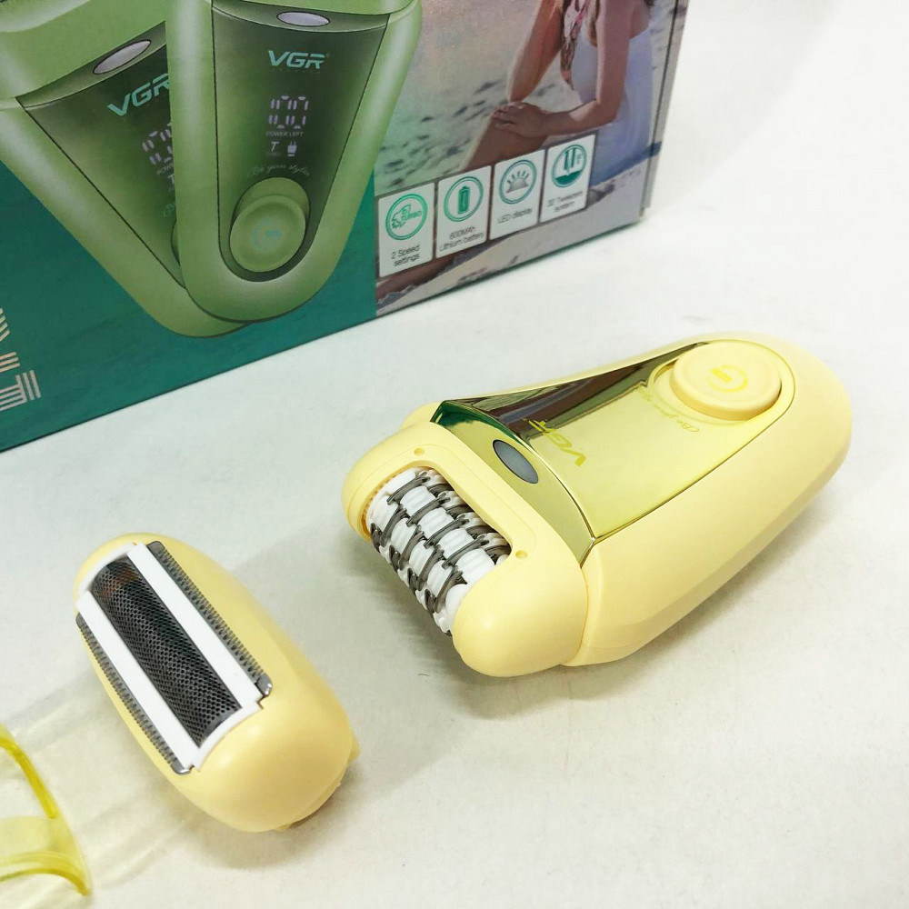 Домашняя электробритва женская GR, Эпилятор домашний аккумуляторный с насадками, Депилятор женский 3в1 LY-99 Львов - изображение 8