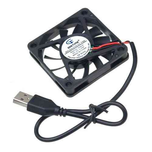USB вентилятор Gdstime GDT6010S 60×60×11 мм 5В — кулер для охолодження електроніки, ПК та пристроїв Київ