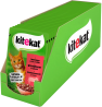 Kitekat Natural Vitality (Пауч) Консерви для кішок з яловичиною в соусі, 85 г (блок 28 шт)