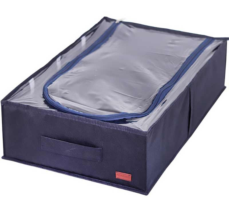 Органайзер для хранения вещей и обуви на 4 отделения KHV-3-jeans (Синий) Сумы - изображение 3