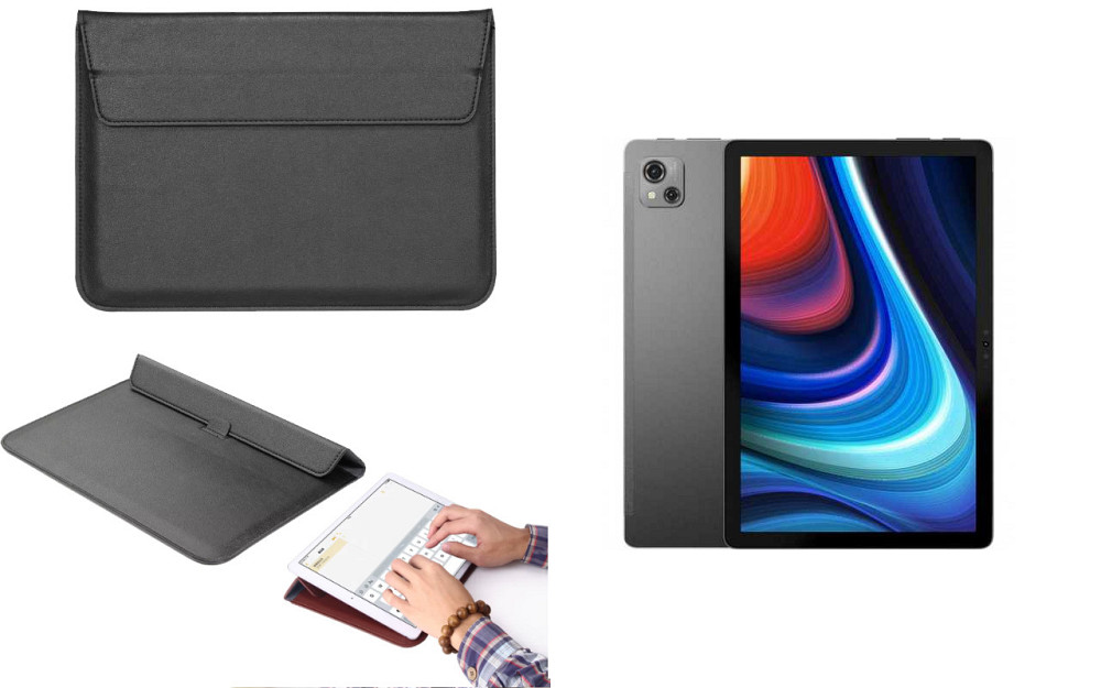 Чехол-конверт VitoCase для Blackview Oscal Pad 13, с функцией подставки для планшета Черный Киев - изображение 1