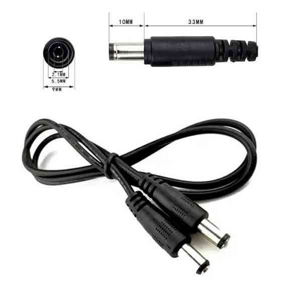 Кабель живлення тато-тато SEVEN C-730 (50 см) Київ