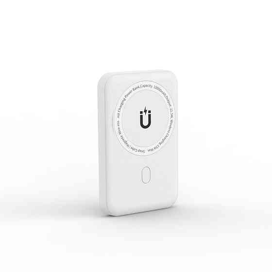 Павербанк 10000 mAh WIWU SC1000 магнитная беспроводная зарядка белый power bank повербанк Одесса