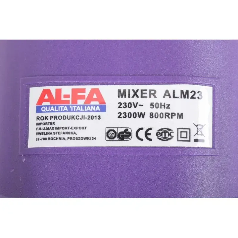Міксер ALFA ALM23 2300Вт – 2 мішалки, гарантія, Італія Львів - фото 7
