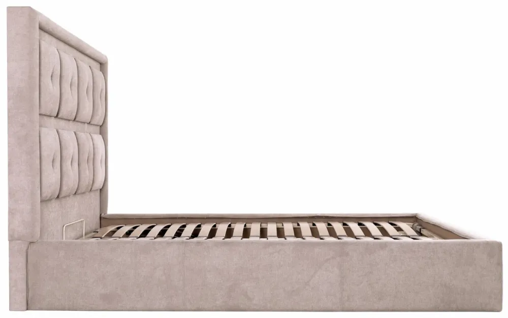 Кровать Windsor Comfort 140 х 190 см Мисти Mocco С подъемным механизмом и нишей для белья Моко Киев - изображение 4