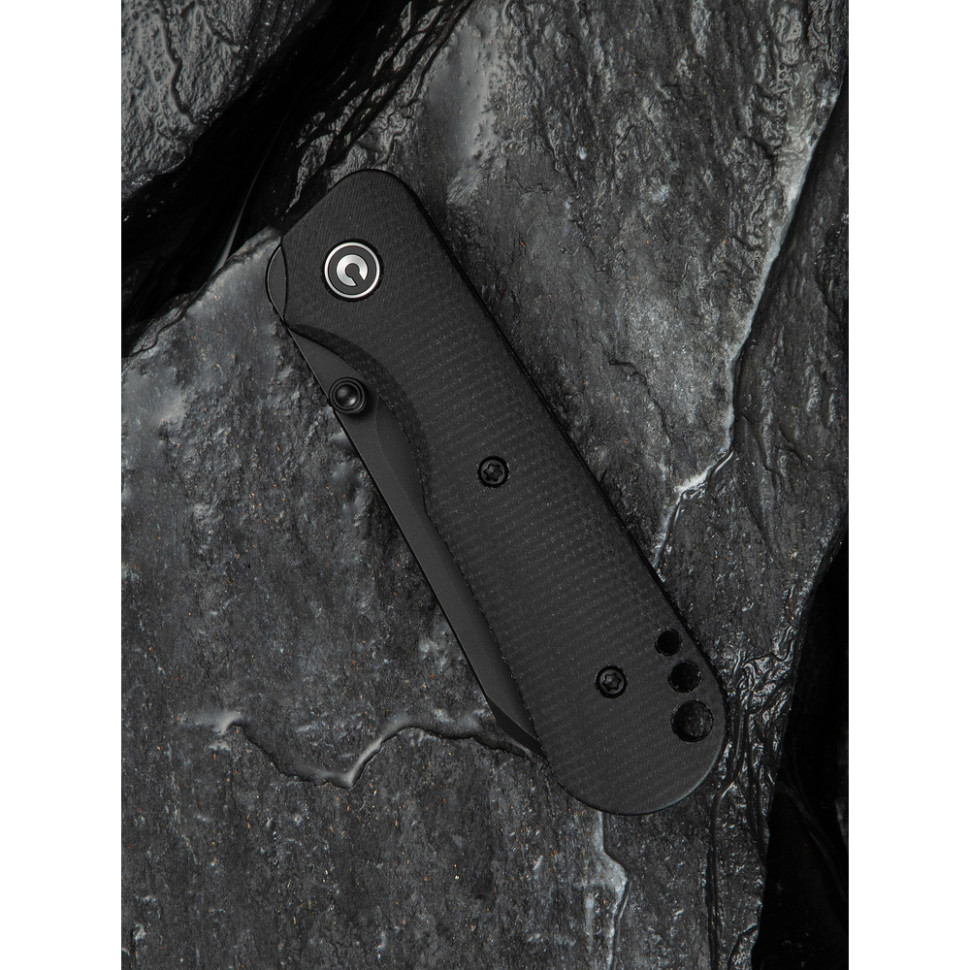 Ніж складаний кишеньковий Civivi Crabby, (6.9 см) 14C28N / Micarta чорний Київ - фото 13