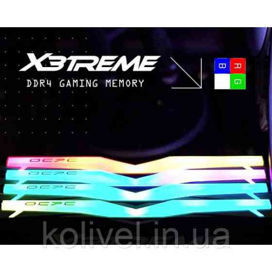 DDR4 32Gb 4000MHz (2*16Gb) OCPC X3 RGB Black Label, Kit (MMX3A2K32GD440C19BL) Киев