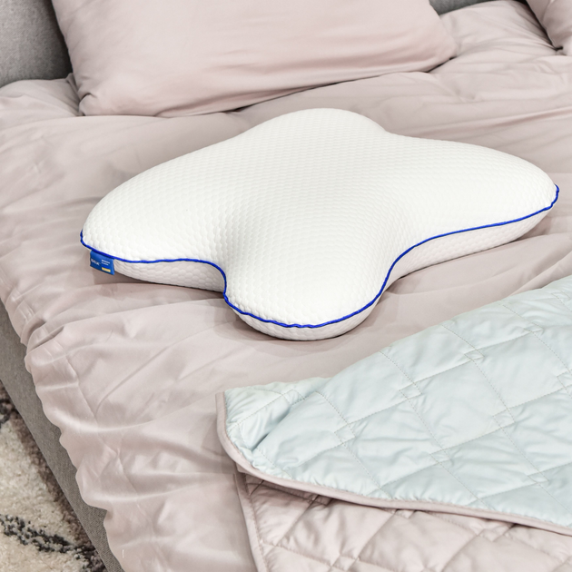 Подушка IDEIA ортопедична MEMORY FOAM у формі метелика 58х50х12 см з ефектом п'амяті Чернівці - фото 7