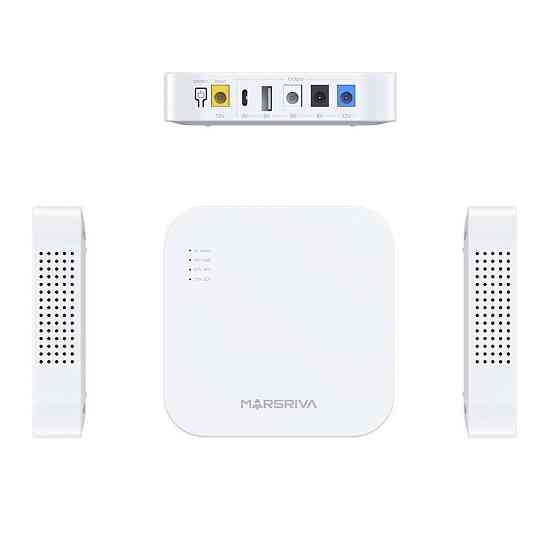ИБП mini UPS для роутера и модема MARSRIVA KP4 MAX 20000 mAh 18W Output DC 12/9/5V USB-A USB-C Одесса