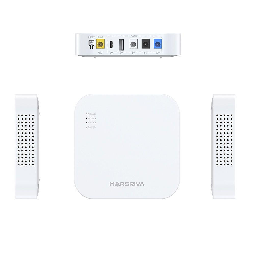 ИБП mini UPS для роутера и модема MARSRIVA KP4 MAX 20000 mAh 18W Output DC 12/9/5V USB-A USB-C Одесса - изображение 4