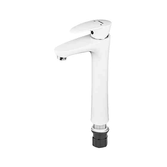 Змішувач для умивальника Plamix Cezar-001 HIGH SET White    ( PM0663 ) 26745 Харків