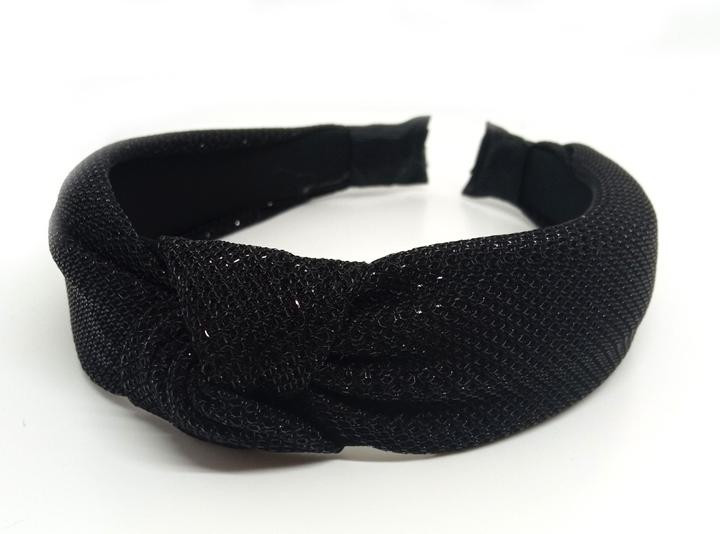 Обруч для волосся чорний широкий Київ - фото 1