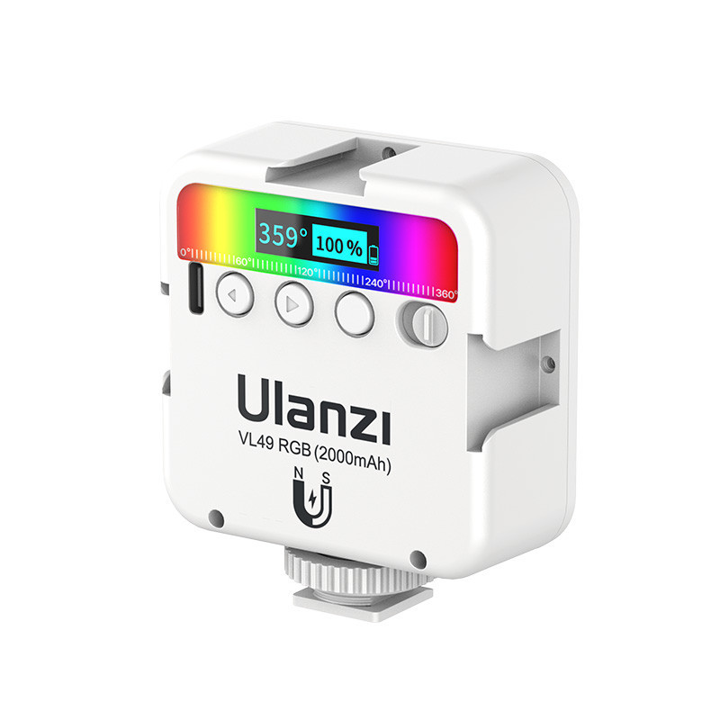 Відеосвітло Ulanzi VL49 Rechargeable Mini RGB Light 6W White (2586) Київ - фото 11