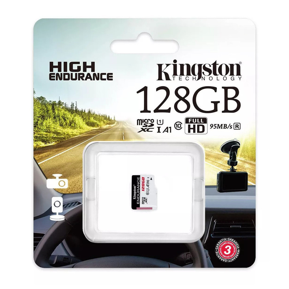 Карта пам'яті microSDXC (UHS-1 U1) Kingston Endurance 128Gb class 10 А1 (R95MB/s, W45MB/s) Київ - фото 2