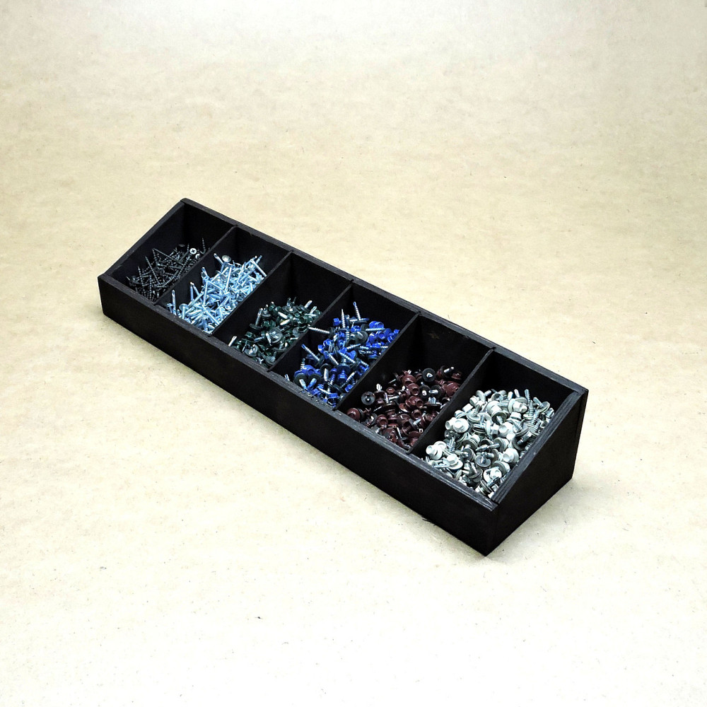 Органайзер для метизів "Герта 5" венге Миколаїв - фото 8